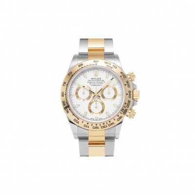 ROLEX DAYTONA TWO TONE WHITE DIAL 40MM WATCH 116503