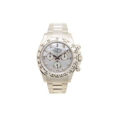 ROLEX DAYTONA WHITE GOLD DIAL 40MM WATCH 116509