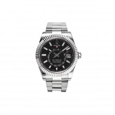 ROLEX SKY-DWELLER SERIES BRIGHT BLUE DIAL 42MM WATCH 326934-0005