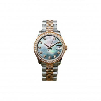 ROLEX DATEJUST DISC DIAMOND 36MM WATCH 116243