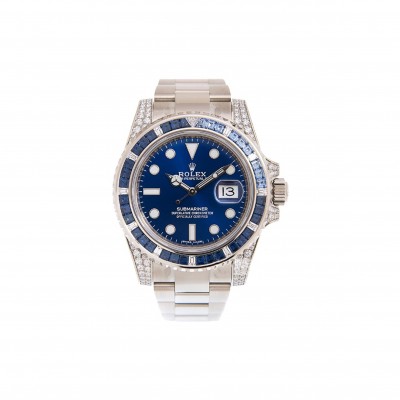 ROLEX SUBMARINER DIAMOND BEZEL 40MM WATCH 116659