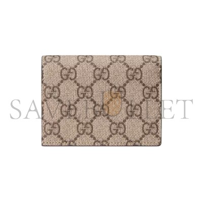 GUCCI GG MARMONT BI-COLOUR CARD CASE WALLET ‎658610 (11*8.5*3cm)