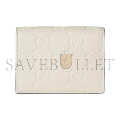 GUCCI GG EMBLEM MINI WALLET ‎815901 (11*9*3cm)