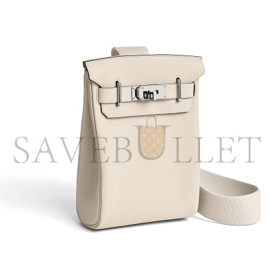 HERMES HAC A DOS PM BACKPACK TOGO LEATHER SILVER HARDWARE H083589CK10 (28*18*8cm)