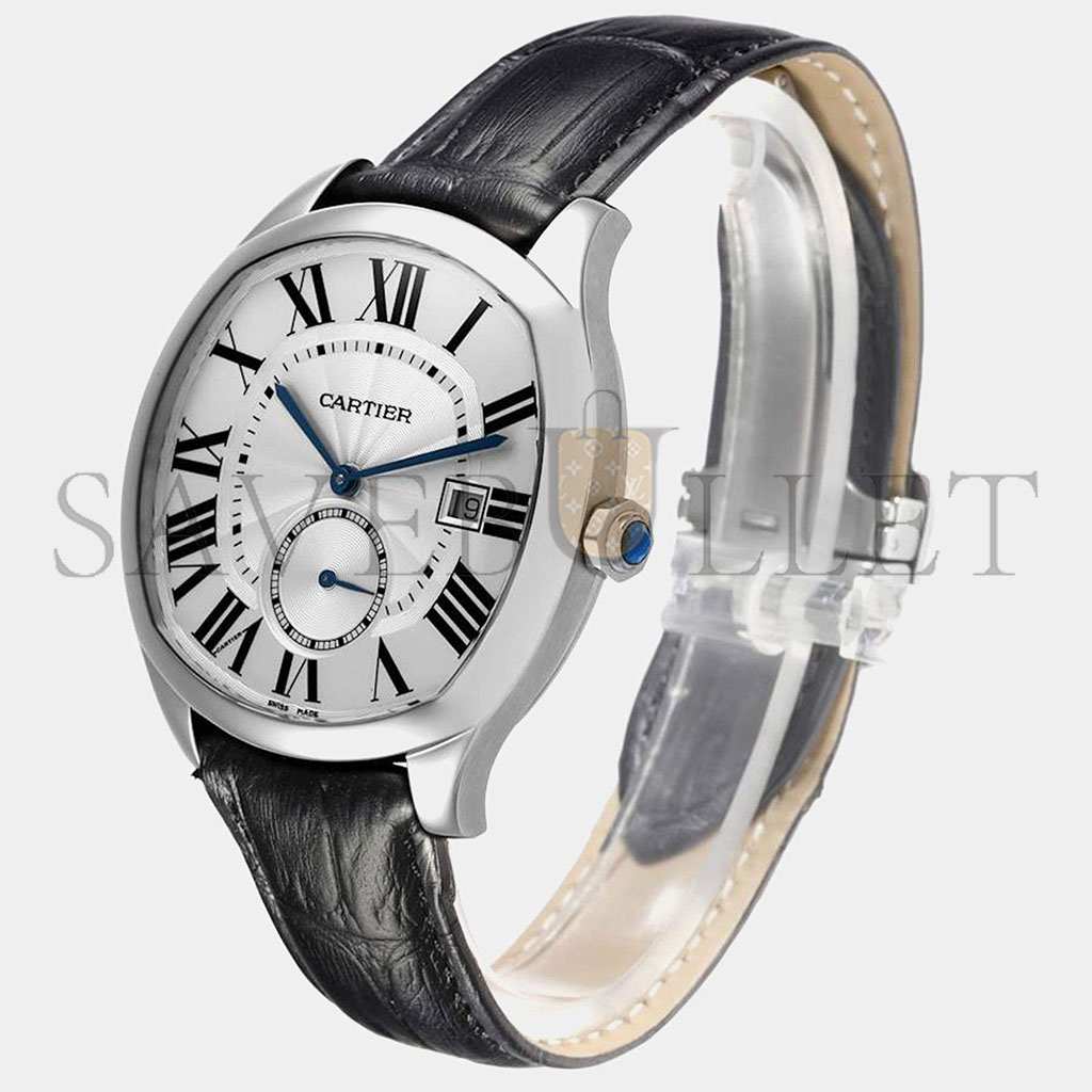CARTIER DRIVE SILVER DIAL STEEL MENS 40MM WATCH WSNM0004