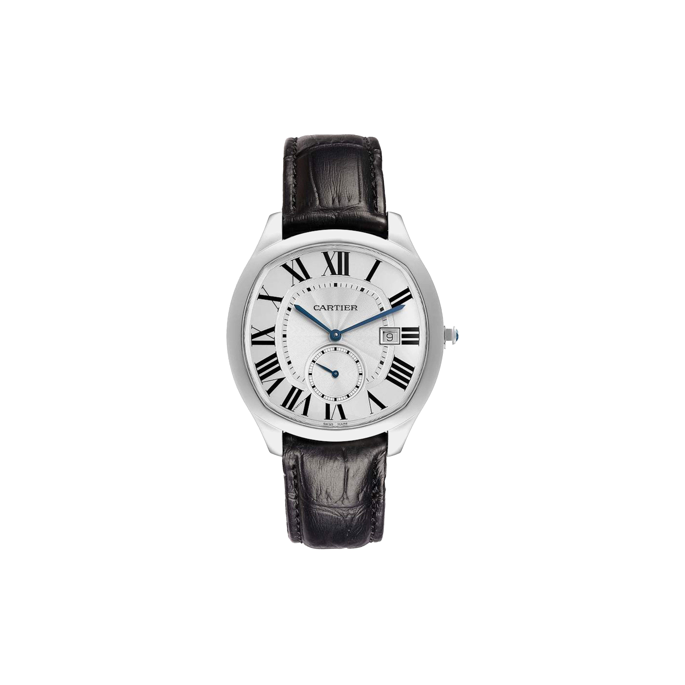 CARTIER DRIVE SILVER DIAL STEEL MENS 40MM WATCH WSNM0004