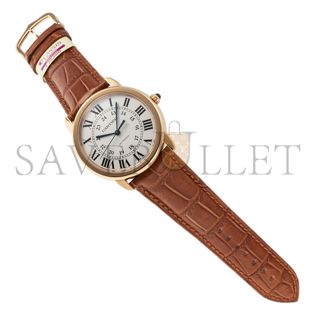 CARTIER RONDE SOLO ROSE GOLD WOMEN'S 36MM WATCH W2RN0008