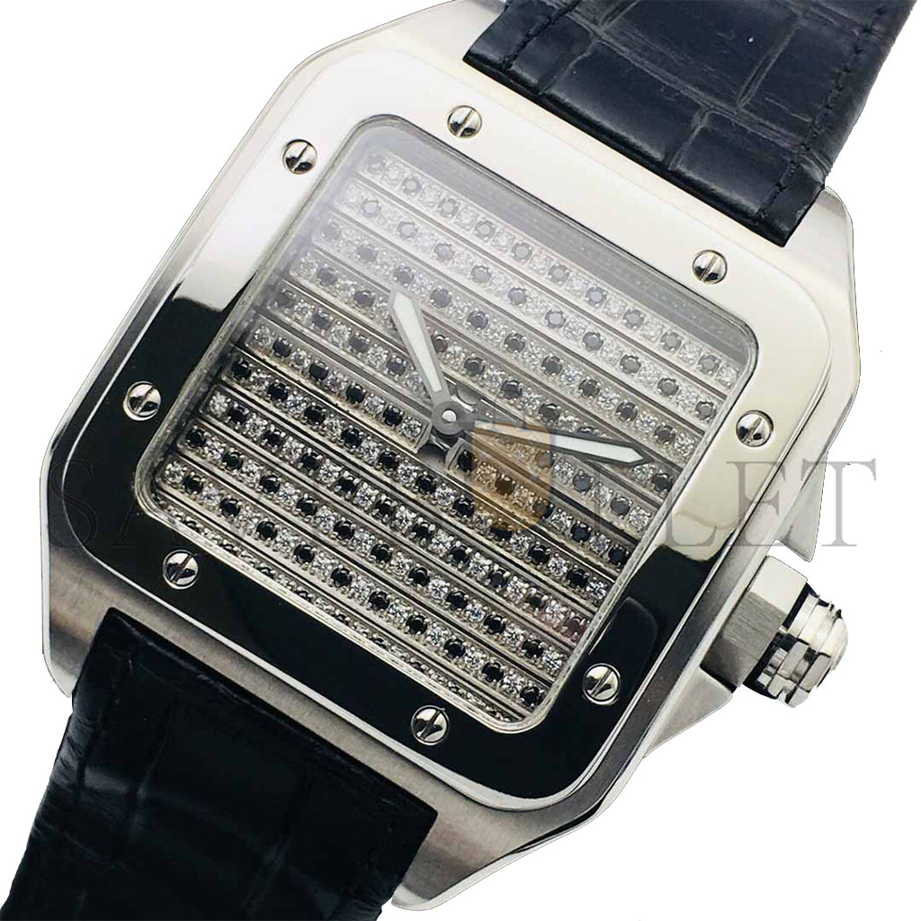 CARTIER SANTOS THREE-SIDED 45MM WATCH WM505914