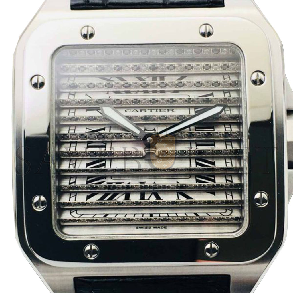 CARTIER SANTOS THREE-SIDED 45MM WATCH WM505914