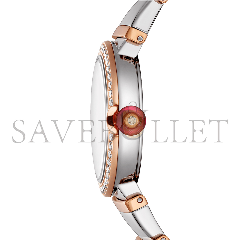 BVLGARI LVCEA LADIES 18 CARAT ROSE GOLD28MM WATCH 102475