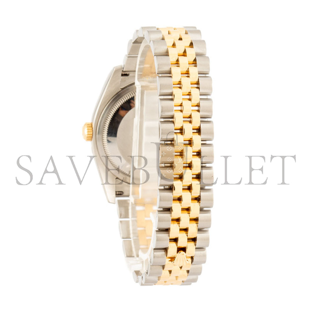 ROLEX DATEJUST SILVER DIAL 36MM WATCH 116233