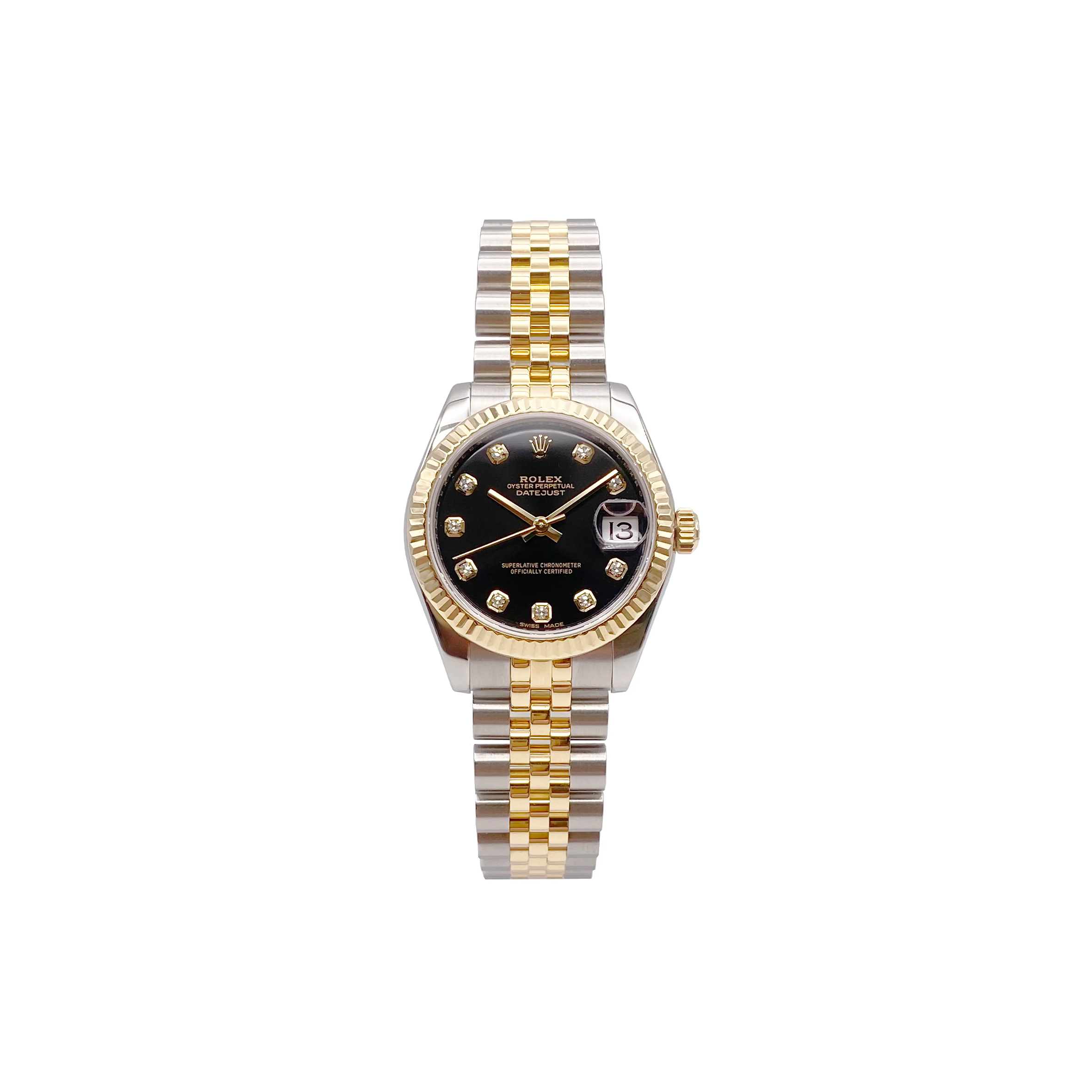 ROLEX DATEJUST 36 DIAMOND-SET 36MM WATCH 116233