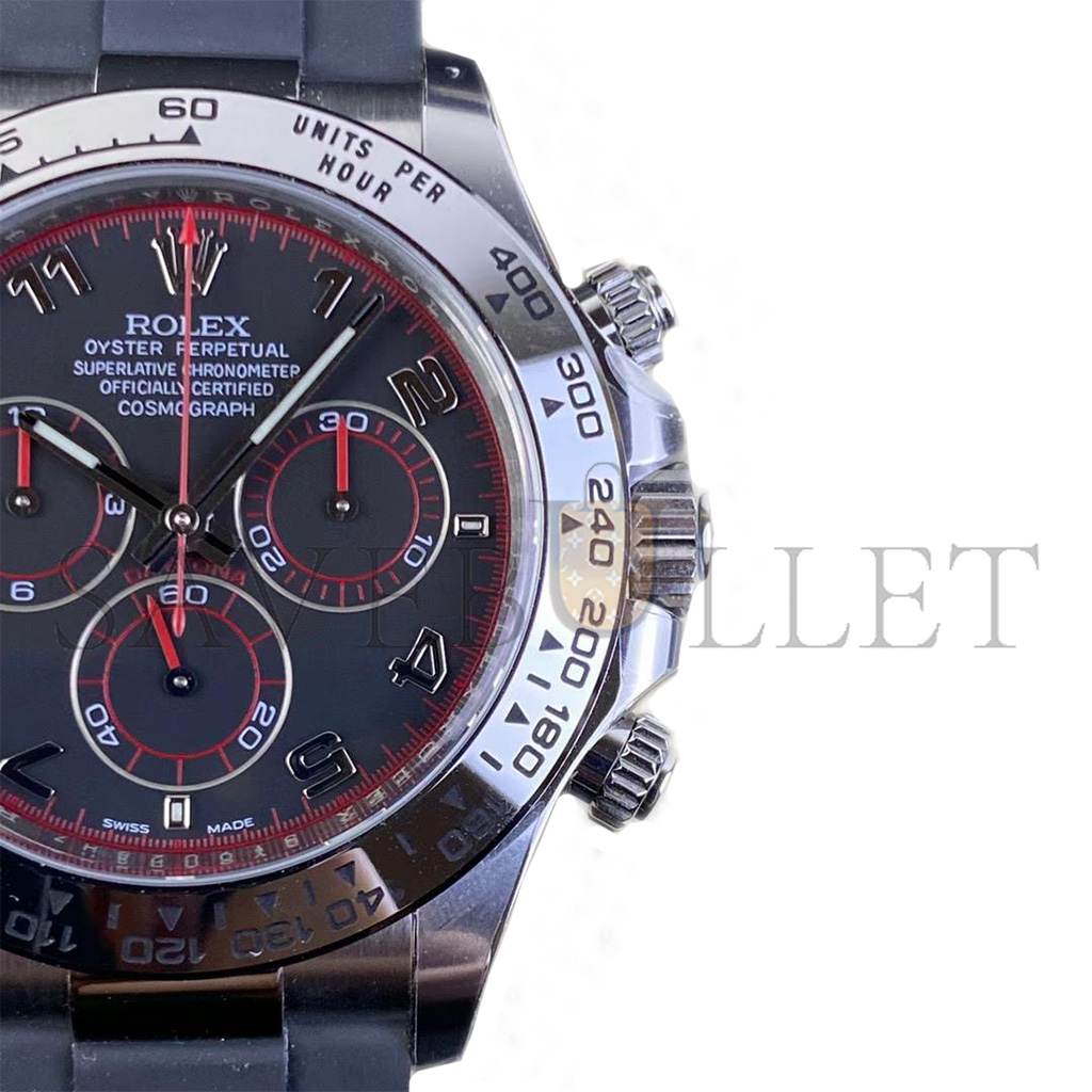 ROLEX DAYTONA  COSMOGRAPH 40MM 18K WHITE GOLD AUTOMATIC MECHANICAL 40MM  WATCH 116519-0104