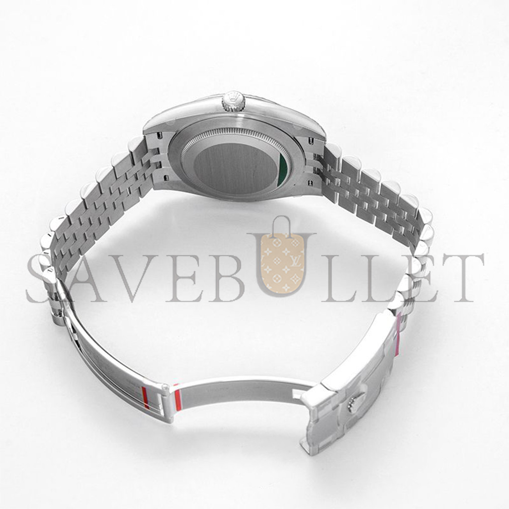 ROLEX DATEJUST  STEEL FLUTED 41MM WATCH 126334-00241 STAINLESS0