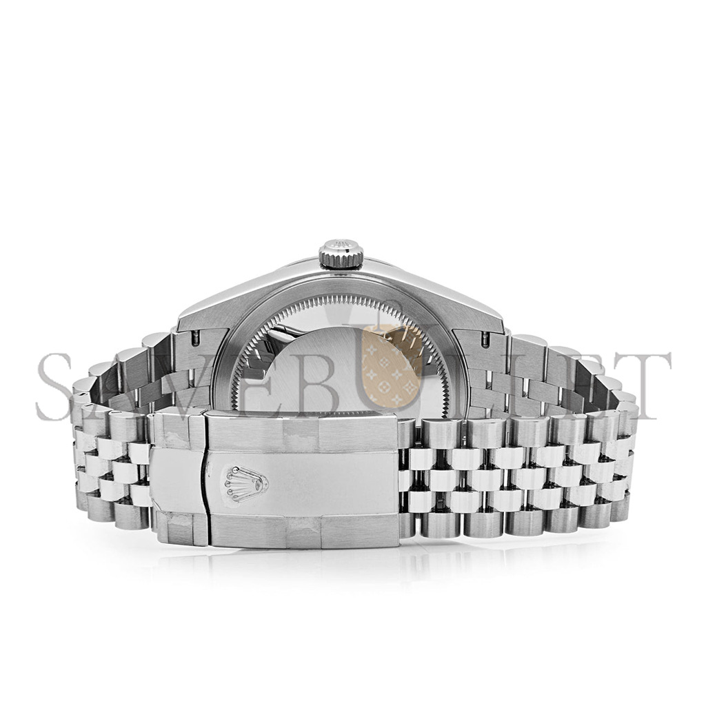 ROLEX SKY-DWELLER STAINLESS STEEL BLACK DIAL JUBILEE 42MM WATCH 326934