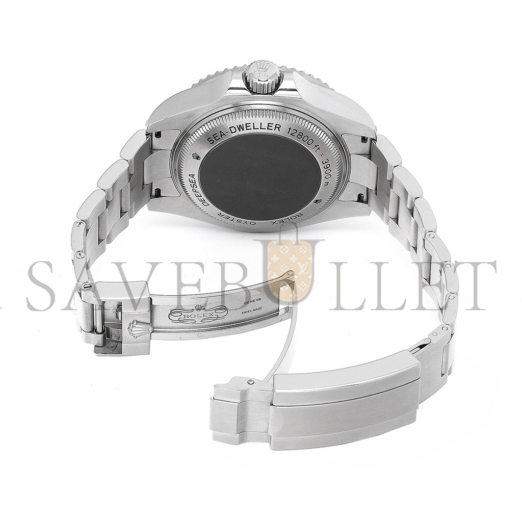 ROLEX SEA-DWELLER 44 STAINLESS STEEL BLACK FACE 44MM WATCH 116660-0001