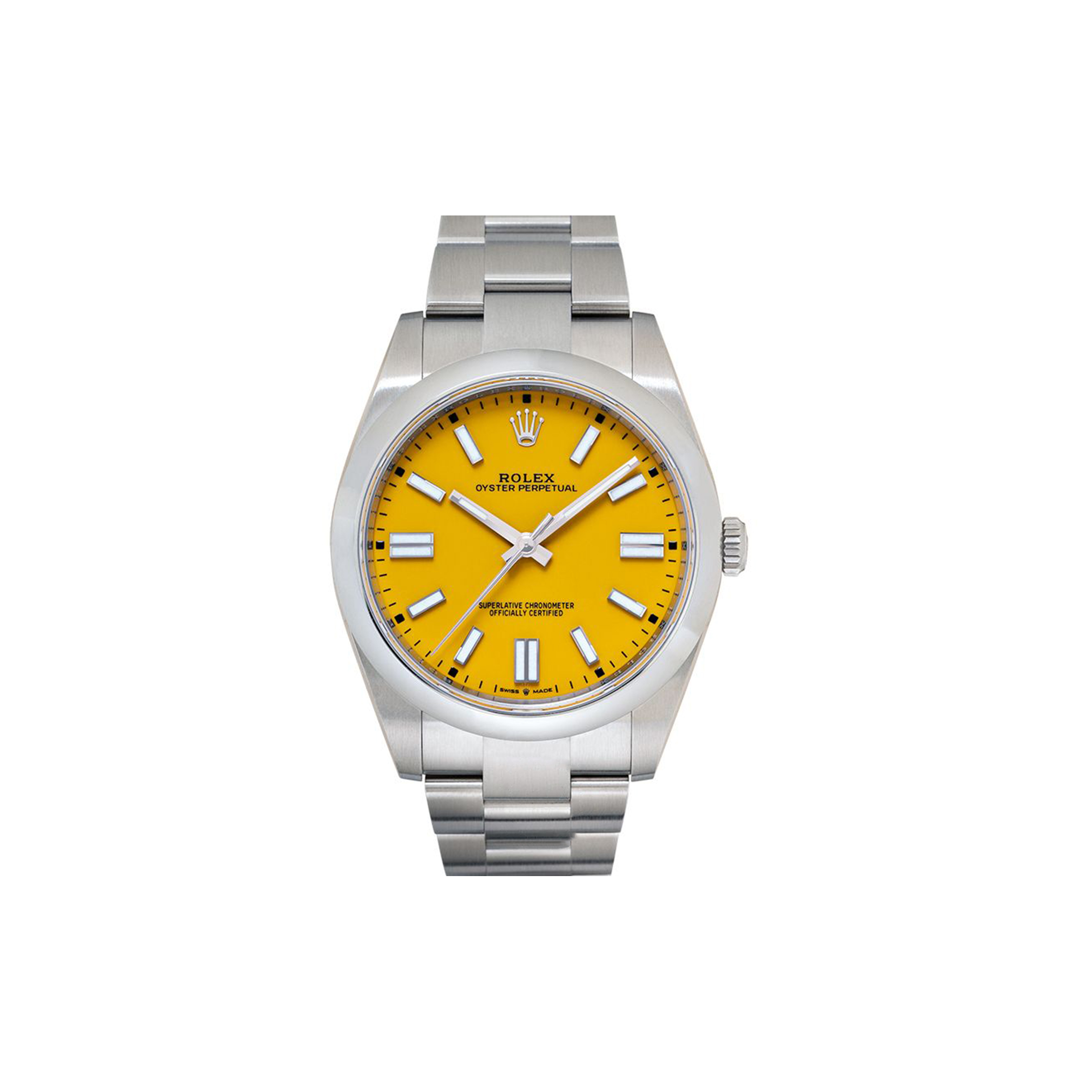 ROLEX OYSTER PERPETUAL STAINLESS STEEL AUTOMATIC 41MMWATCH 124300-0004