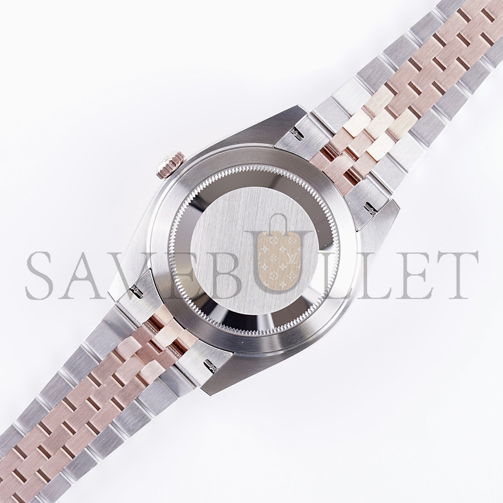 ROLEX DATEJUST SILVER DIAL 41MM WATCH 126331-0018