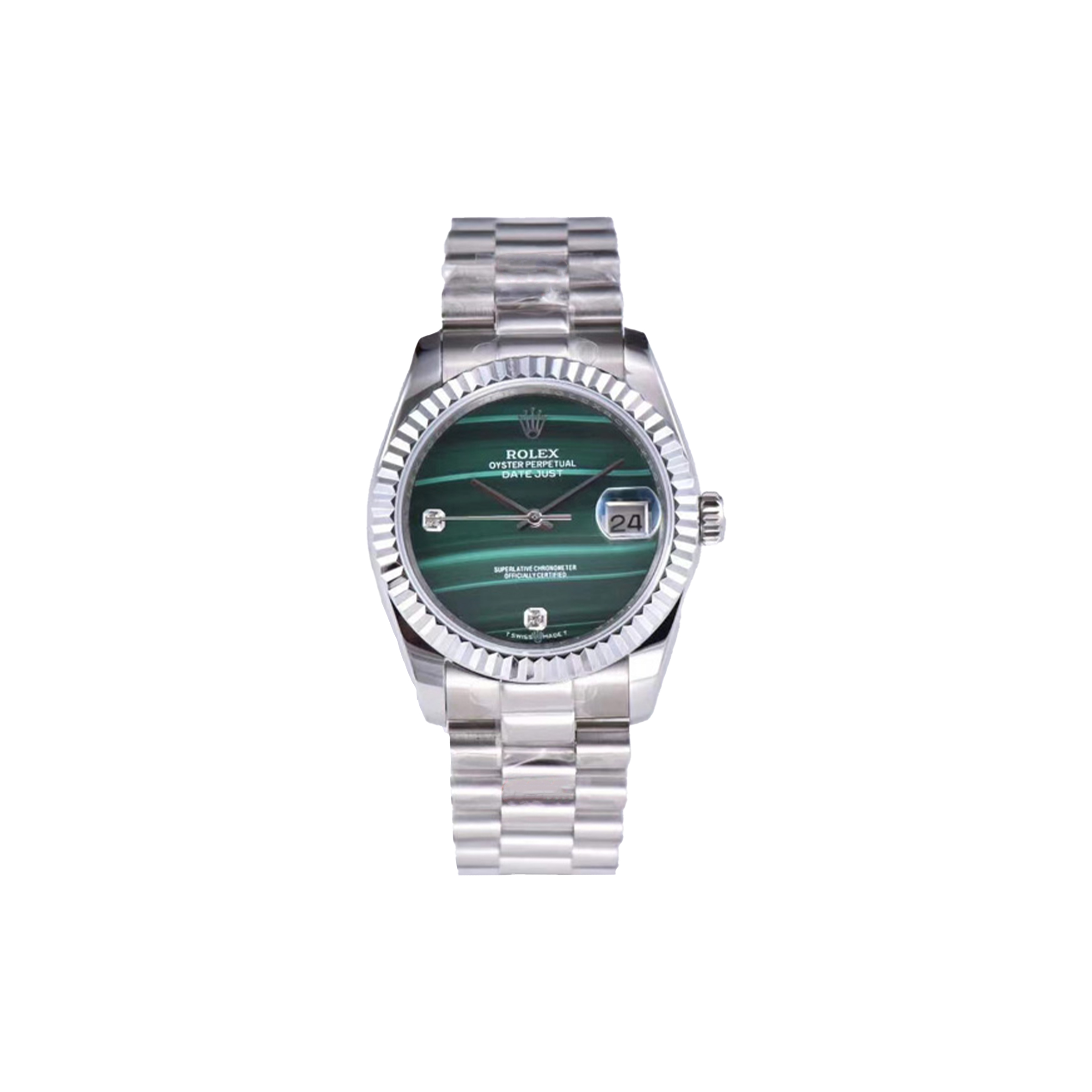 ROLEX DATEJUST MALACHITE DIAL 36MM 18238