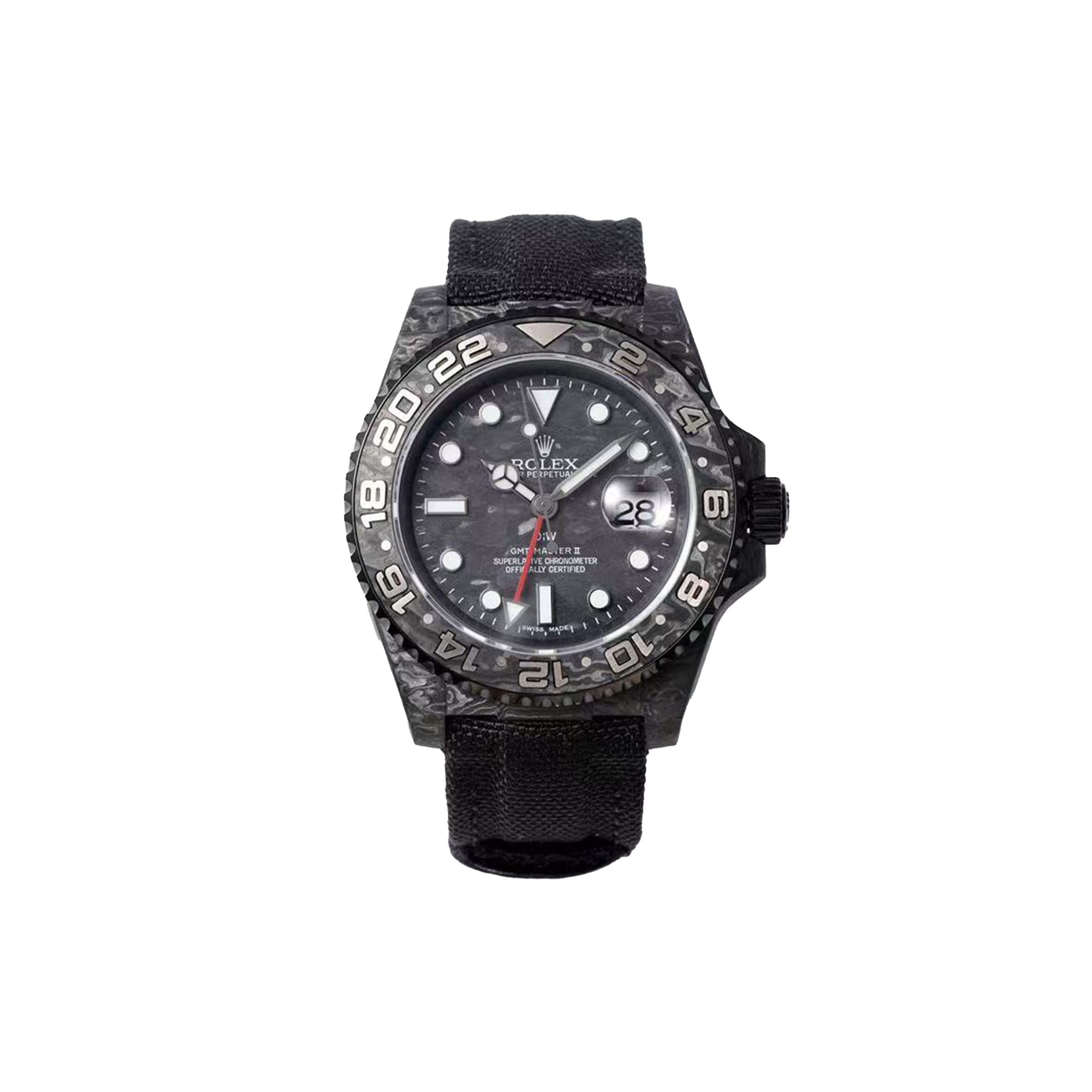 ROLEX GMT-MASTER II DIW ALL BLACK 40MM WATCH 116710