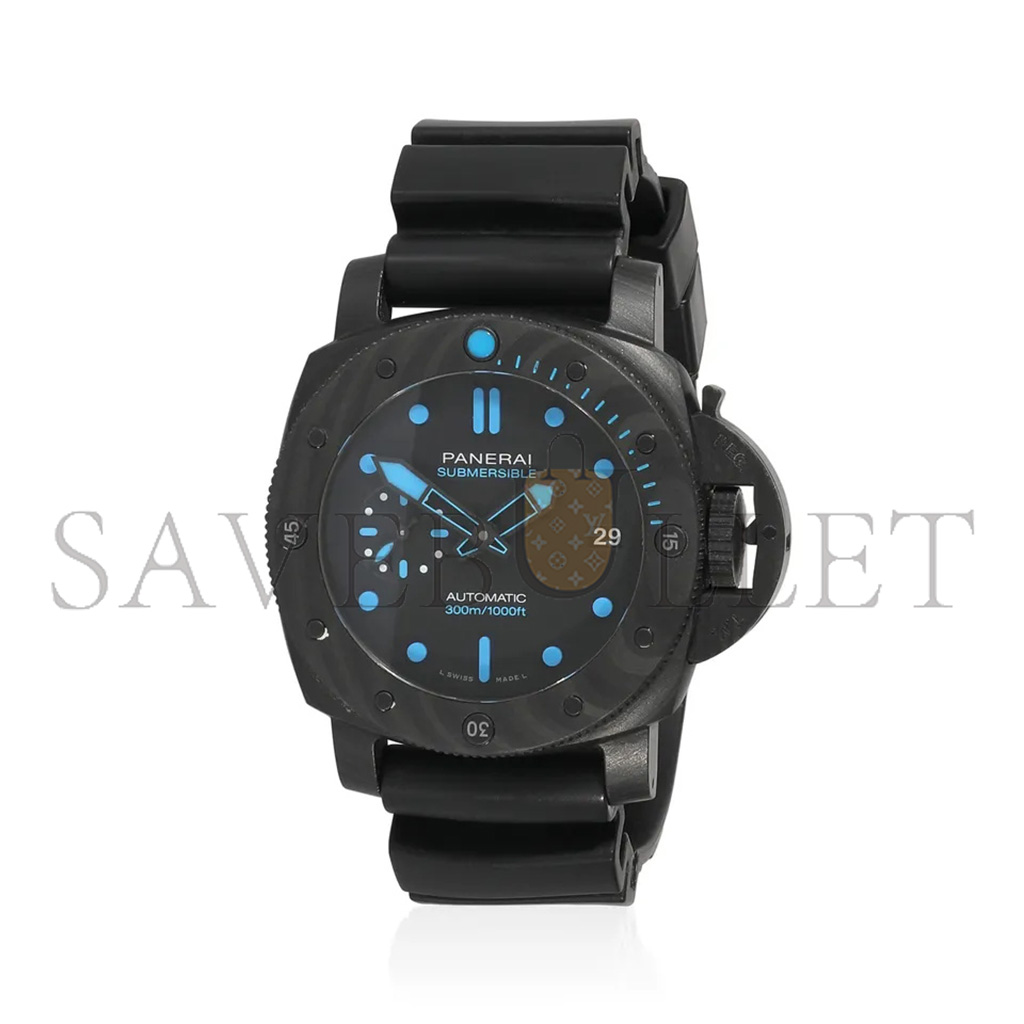 PANERAI LUMINOR SUBMERSIBLE CARBONTECH CARBON FIBER MEN'S 42MM WATCH PAM00960