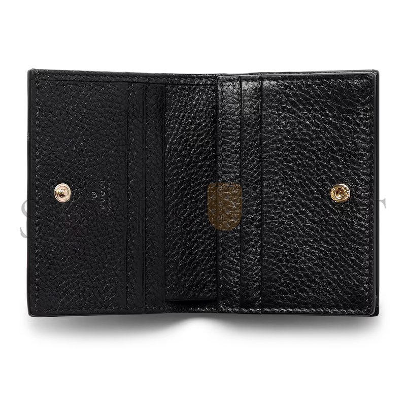 GUCCI GG EMBLEM MINI WALLET 815901 (11*9*3cm)