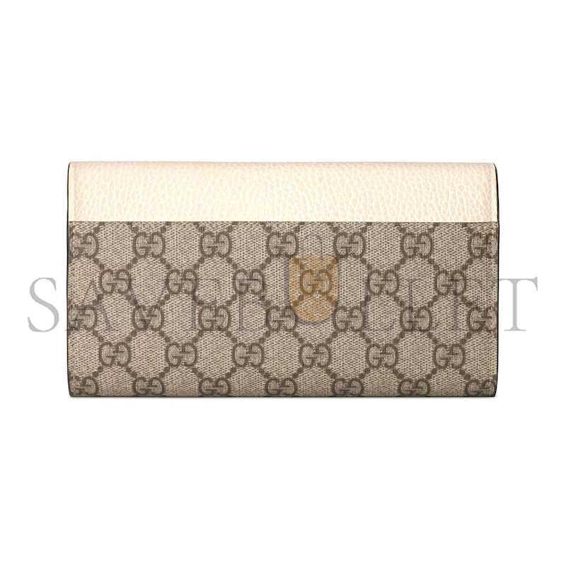 GUCCI GG MARMONT BI-COLOR CONTINENTAL WALLET 456116 (10*19*3.5cm)
