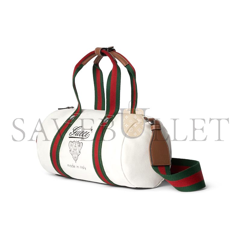 GUCCI SMALL PRINTED CANVAS DUFFLE BAG 816865 (30*16*15cm)