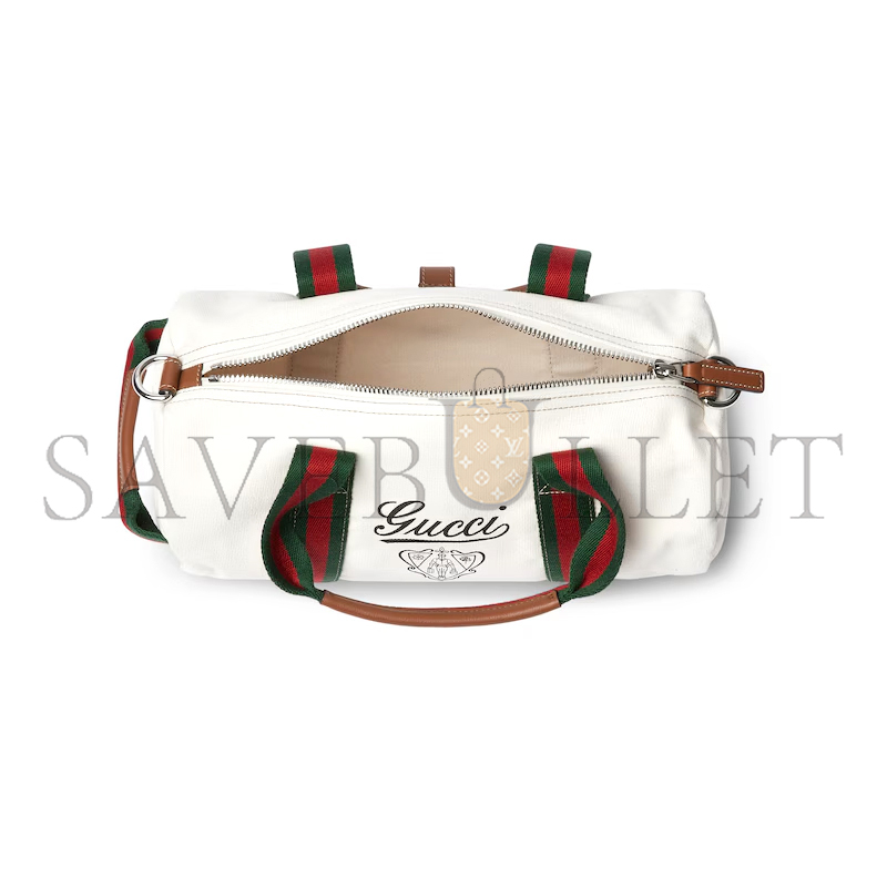 GUCCI SMALL PRINTED CANVAS DUFFLE BAG 816865 (30*16*15cm)