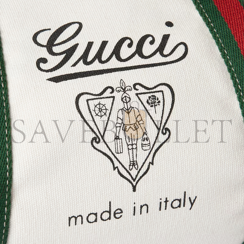 GUCCI SMALL PRINTED CANVAS DUFFLE BAG 816865 (30*16*15cm)