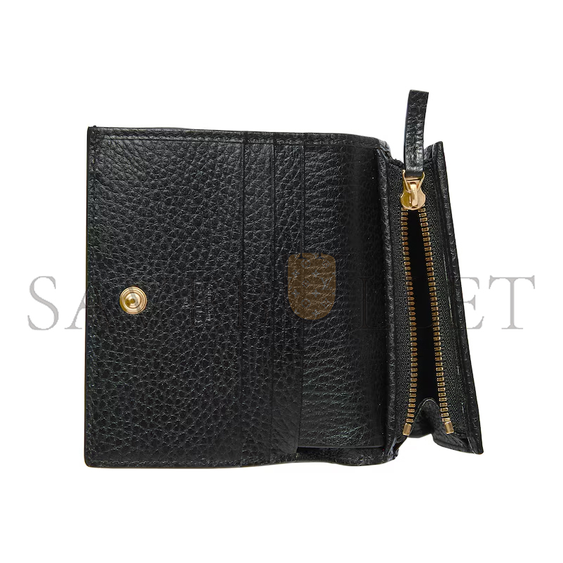 GUCCI GG MARMONT BI-COLOUR CARD CASE WALLET ‎658610(11*8.5*3cm)