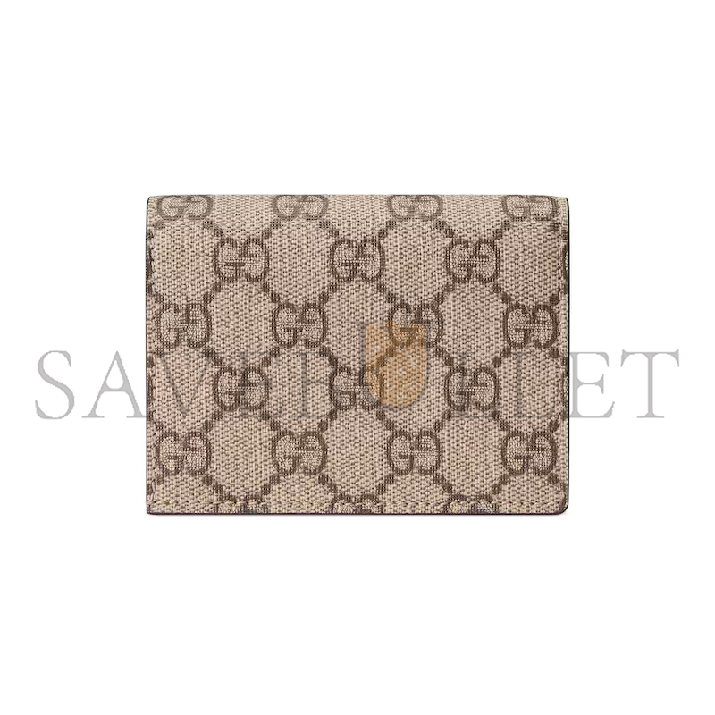 GUCCI GG MARMONT BI-COLOUR CARD CASE WALLET ‎658610 (11*8.5*3cm)