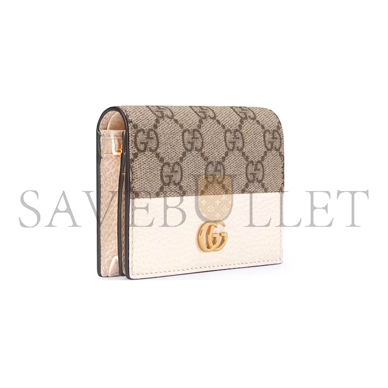GUCCI GG MARMONT BI-COLOUR CARD CASE WALLET ‎658610 (11*8.5*3cm)