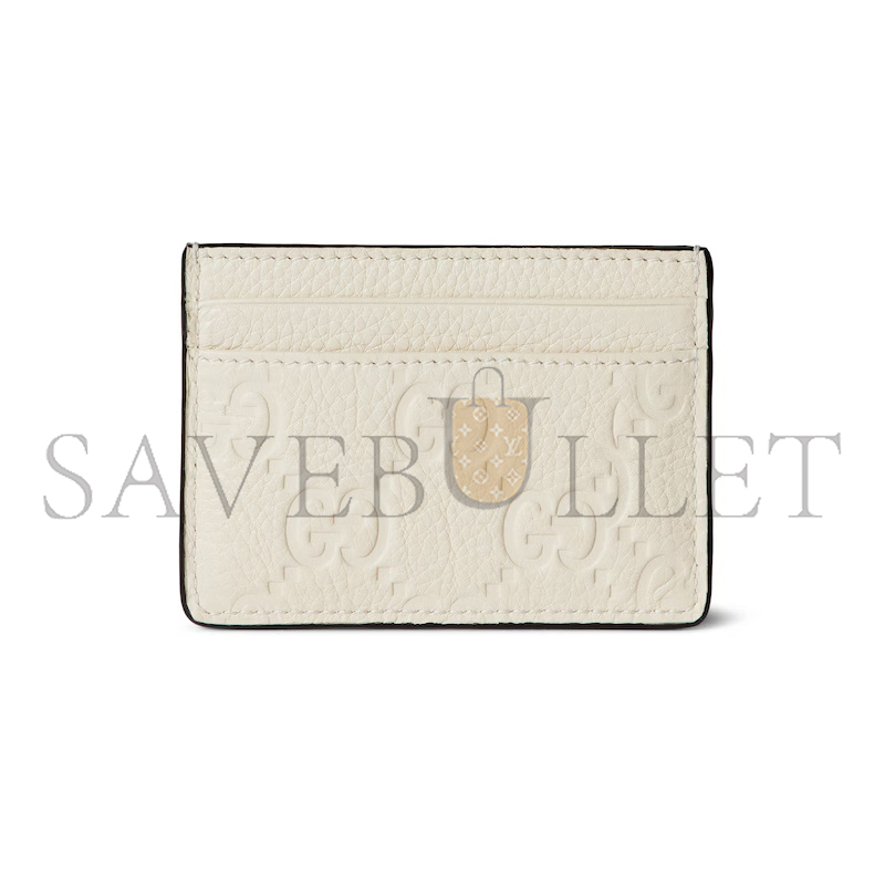 GUCCI GG EMBLEM CARD CASE 815883 (10*7cm)