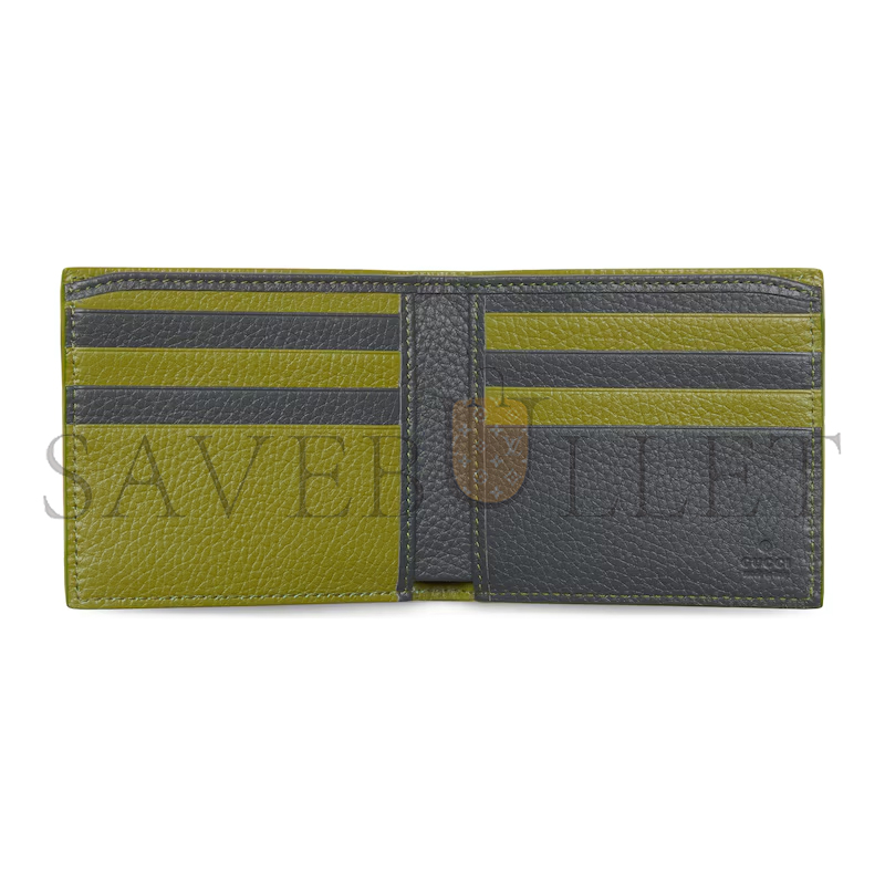 GUCCI GREY INTERIOR BI-FOLD WALLET 817019 (21*9cm)