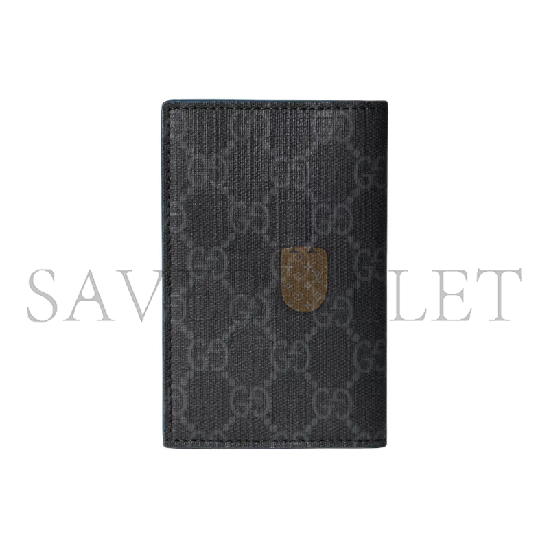 GUCCI BULE INTERIOR GG LONG CARD CASE 768249 (15*12cm)