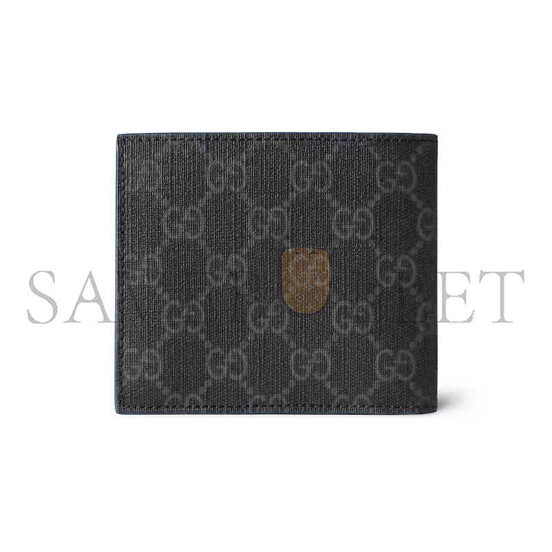 GUCCI BLUE INTERIOR GG COIN WALLET ‎768244 (21*9cm)