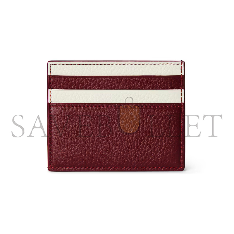 GUCCI BI-COLOR CARD CASE WITH GUCCI LOGO ‎‎817043 (10*8cm)
