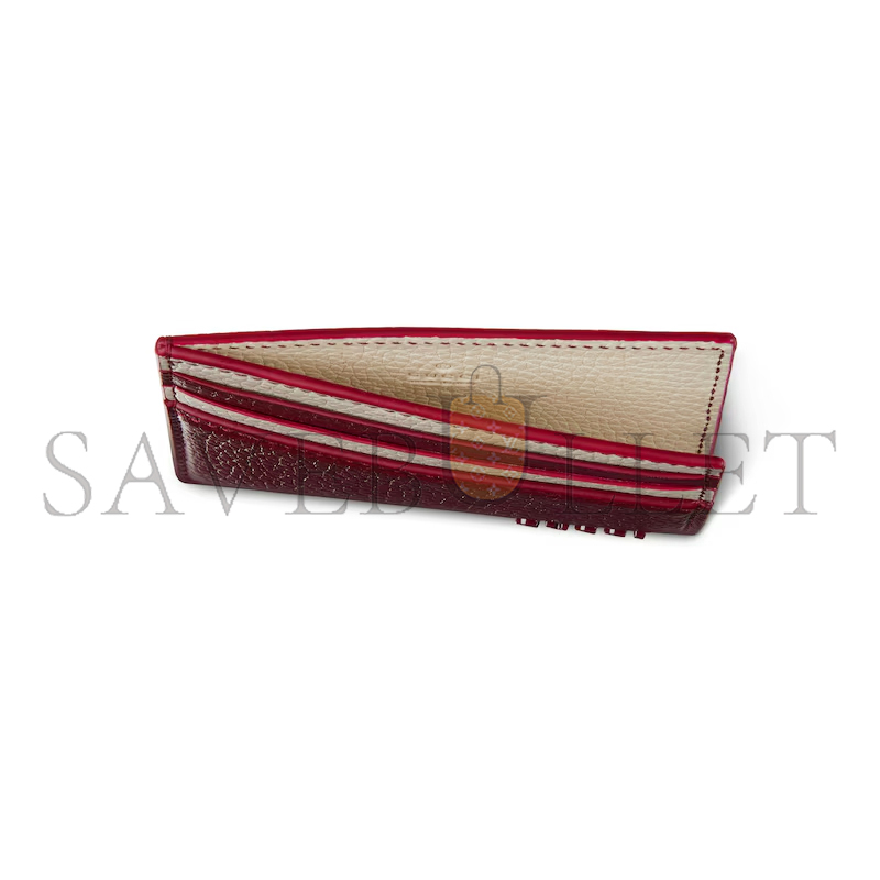 GUCCI BI-COLOR CARD CASE WITH GUCCI LOGO ‎‎817043 (10*8cm)