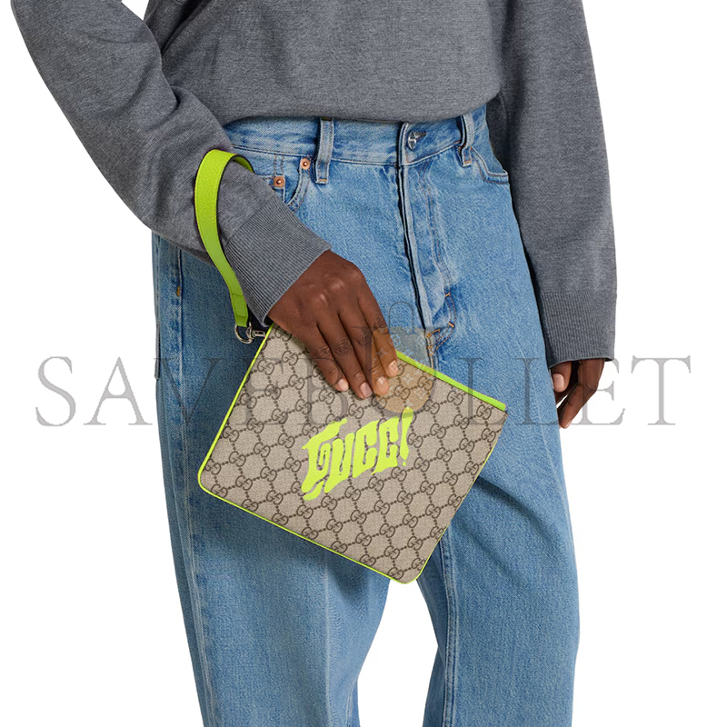 GUCCI SMALL POUCH WITH PRINT 838753 (23*17*1.5cm)