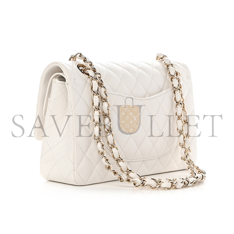 CHANEL MASTER CAVIAR QUILTED MEDIUM DOUBLE FLAP 1179289 (25*15*6cm)