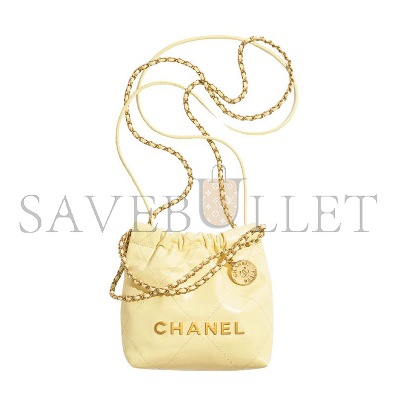 CHANEL 22 MINI HANDBAG AS3980 B08037 NN289 (20*19*6cm)