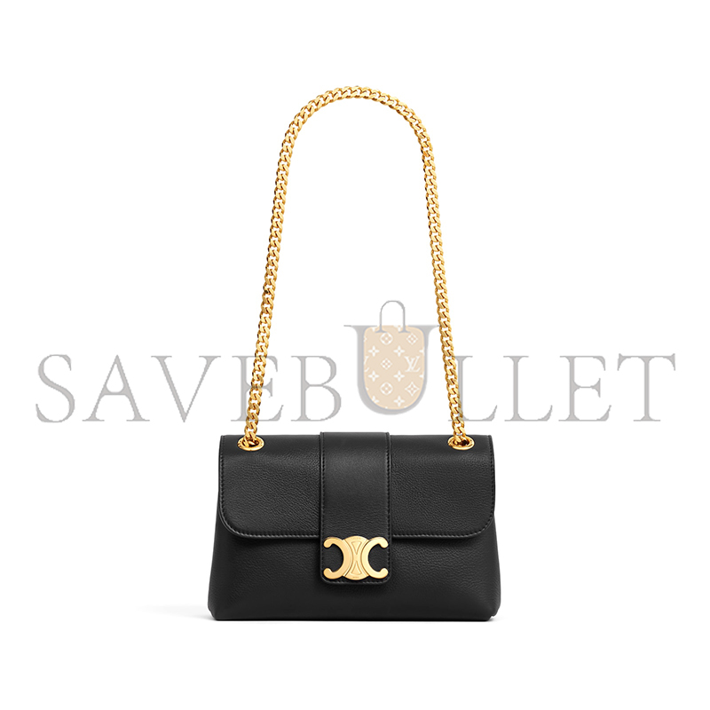 CELINE TEEN CELINE VICTOIRE BAG IN SUPPLE GRAINED CALFSKIN 116593FDU.38NO (23.5*14*8cm)