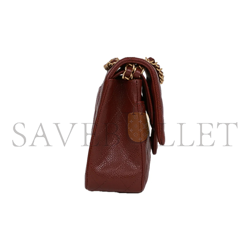 CHANEL CAVIAR QUILTED MEDIUM DOUBLE FLAP 1420325 (25.5*14*6.5cm)