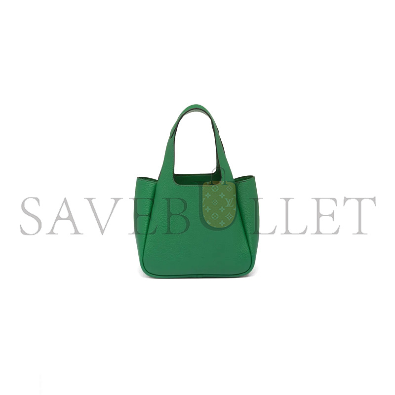 PRADA LEATHER MINI HANDBAG 1BA349  (18*16*10cm) 