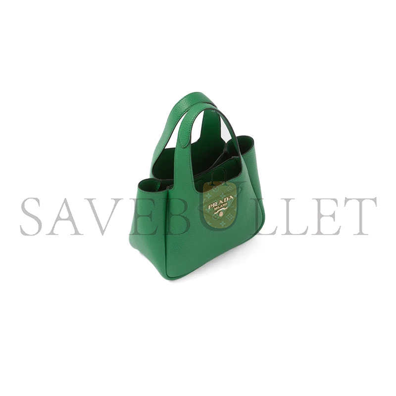 PRADA LEATHER MINI HANDBAG 1BA349  (18*16*10cm) 
