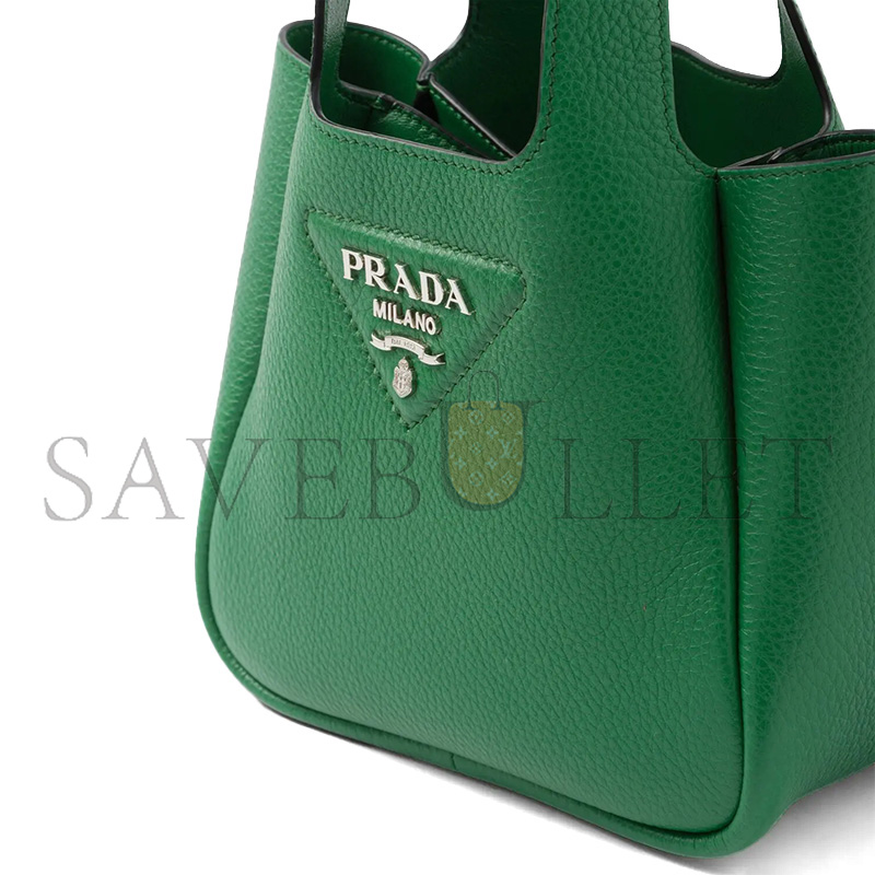 PRADA LEATHER MINI HANDBAG 1BA349  (18*16*10cm) 