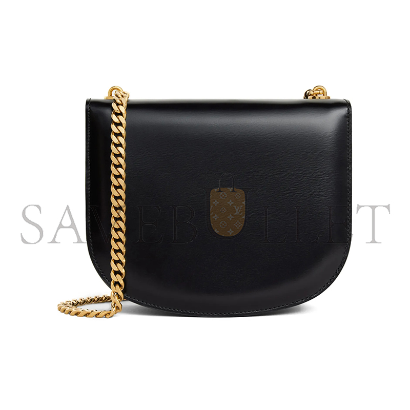 CELINE CHAIN BAG IN TEEN BESACE TRIOMPHE SHINY CALFSKIN 110973BF4.38NO (18.5*16*6cm)