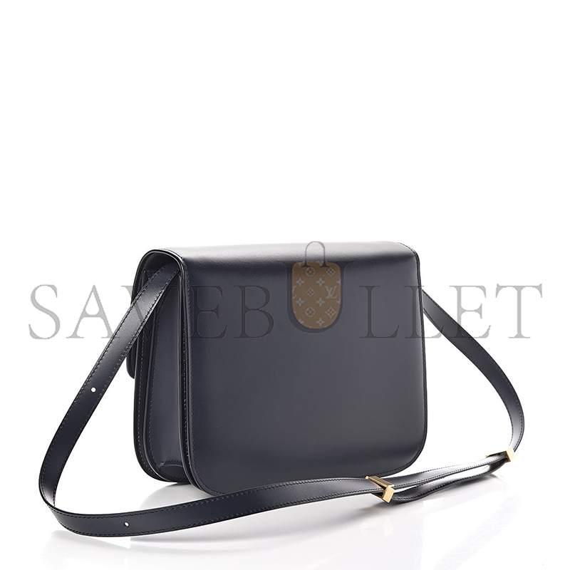 CELINE MEDIUM SHOULDER BAG IN TEEN CLASSIC STRIPED CALFSKIN 164173DLS.27FZ (24*18*7cm)