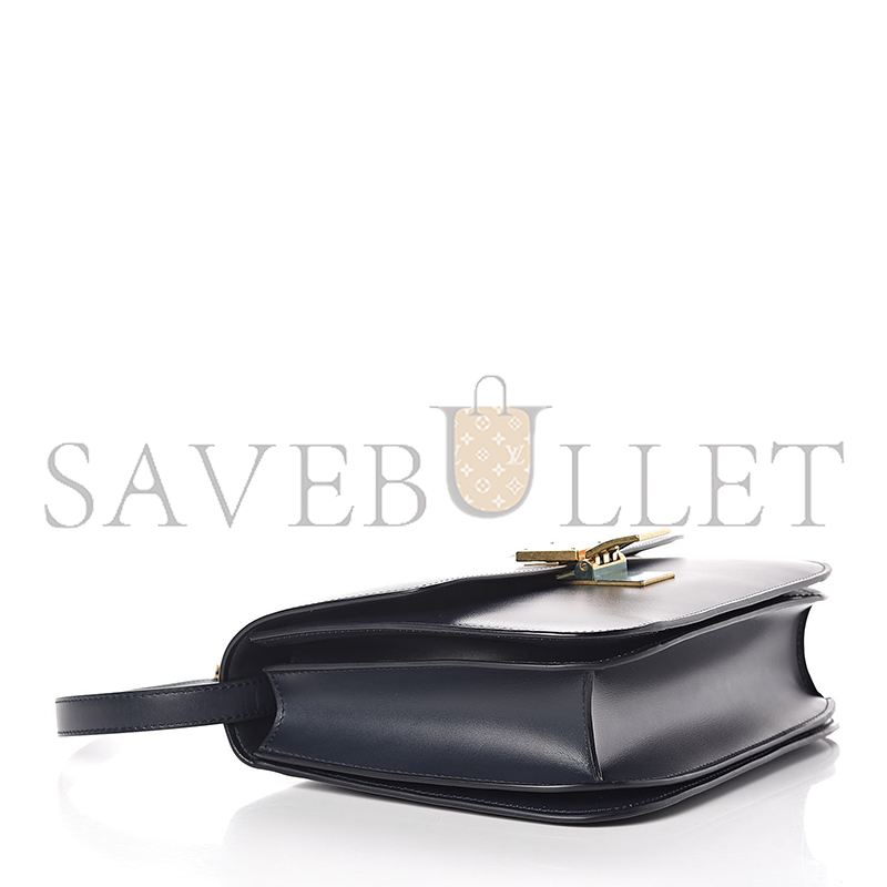 CELINE MEDIUM SHOULDER BAG IN TEEN CLASSIC STRIPED CALFSKIN 164173DLS.27FZ (24*18*7cm)